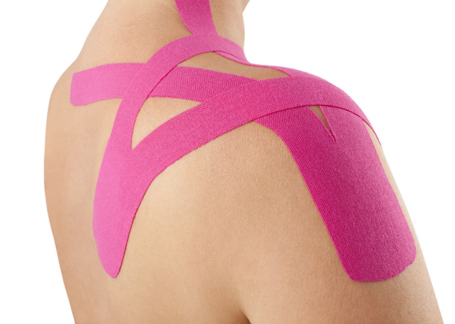 Kinesiotape helps you heal in a noninvasive way.